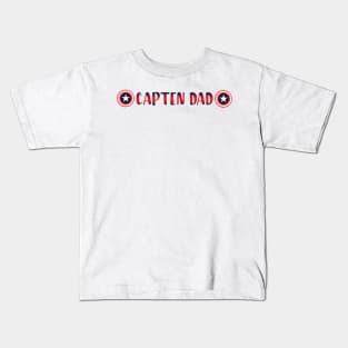 capten dad Kids T-Shirt